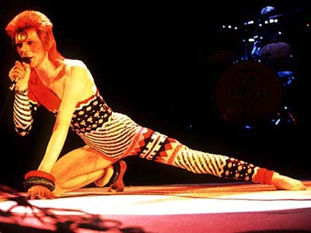 david bowie hair sweater jumpsuit